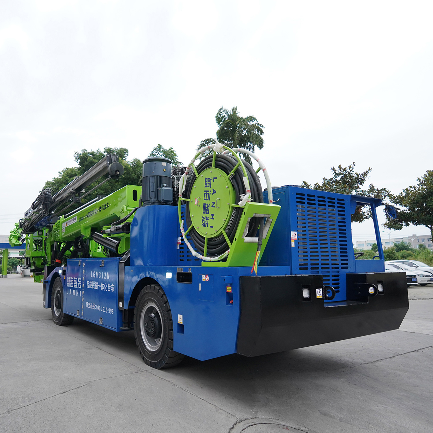 藍海智裝智能LGM312N智能拱錨一體化臺車在隧道施工中的優勢 藍海智裝智能LGM312N智能拱錨一體化臺車在隧道施工中的優勢