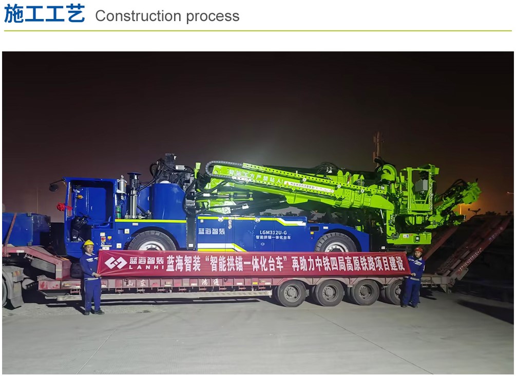 LGM312H 智能拱錨一體化臺車產品工藝